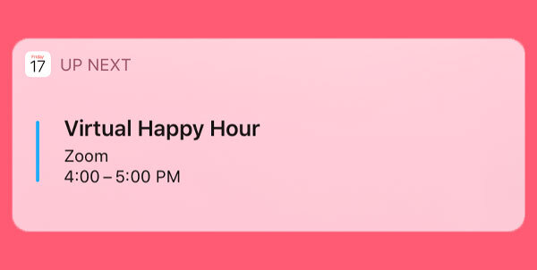 virtual happy hour for remote team connection